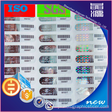 Stiker Label Keamanan Laser Holographic